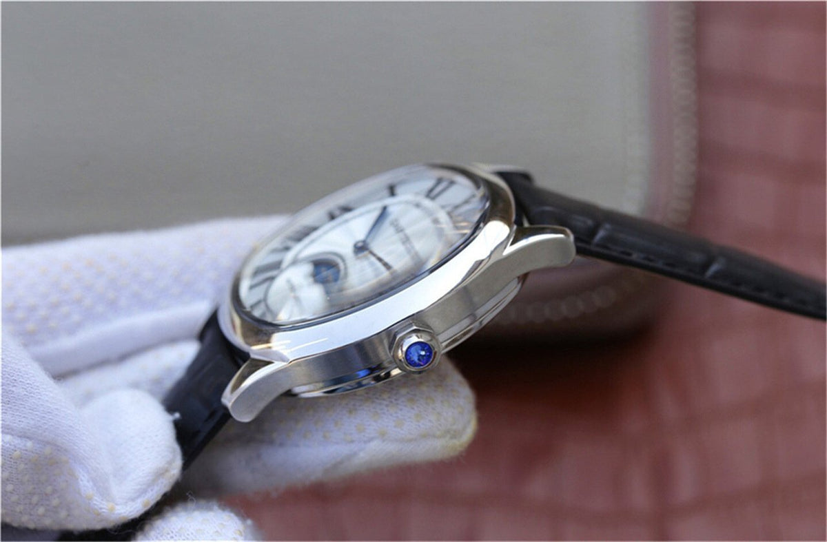 DRIVE DE CARTIER WHITE DIAL MOONPHASE